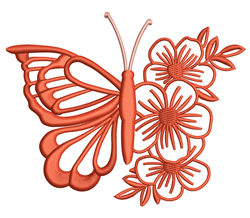 Flower butterfly embroidery designs machine embroidery designs at Flower butterfly embroidery designs machine embroidery designs at