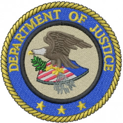 Department of Justice Embroidery Design | EmbroideryDesigns.com