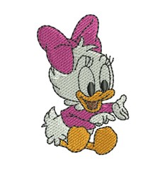 Baby Daisy Duck Embroidery Design EmbroideryDesigns com 