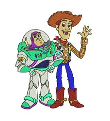 Buzz and Woody Embroidery Design | EmbroideryDesigns.com