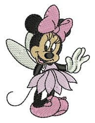 Fairy Minnie Mouse Embroidery Design | EmbroideryDesigns.com