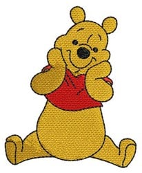 Winnie the Pooh Embroidery Design | EmbroideryDesigns.com