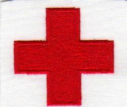 Red Cross Embroidery Design | EmbroideryDesigns.com