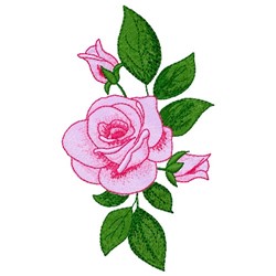 Rose Buds Embroidery Design | EmbroideryDesigns.com