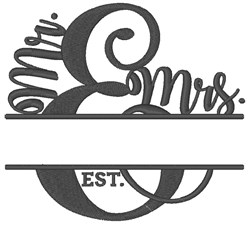 Download Mr Mrs Est Designs For Embroidery Machines Embroiderydesigns Com