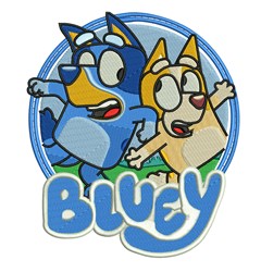 Bluey Embroidery Design | EmbroideryDesigns.com