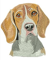 Beagle Embroidery Design | EmbroideryDesigns.com