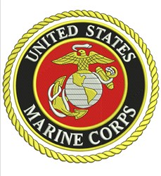 Marine Corps Embroidery Design | EmbroideryDesigns.com