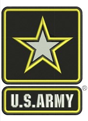 US Army Embroidery Design | EmbroideryDesigns.com