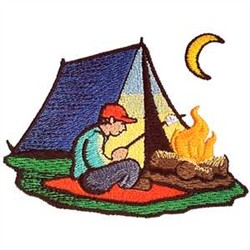 Camping Embroidery Pattern Free | Embroidery