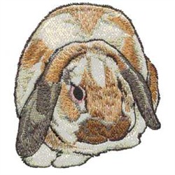 Oklahoma Embroidery Embroidery Design: Lop-Eared Rabbit 3.62 inches H x ...
