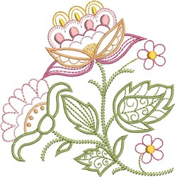 Jacobean Floral Embroidery Designs, Machine Embroidery Designs at ...