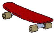 Skateboard Embroidery Designs, Machine Embroidery Designs at