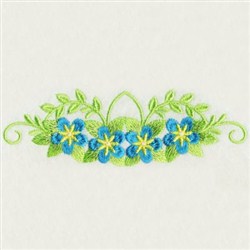 Tiny Flowers Embroidery Design | EmbroideryDesigns.com