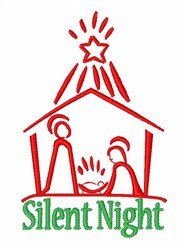 Silent night embroidery designs machine embroidery designs at