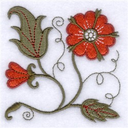Floral Embroidery Designs. Unique And Original Flower Embroidery