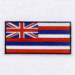 Hawaii State Flag Embroidery Design | EmbroideryDesigns.com