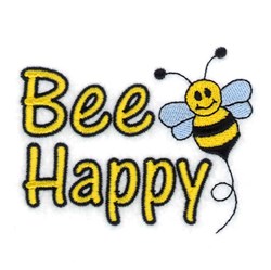 Bee happy embroidery designs machine embroidery designs at