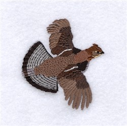 Ruffed Grouse Embroidery Design | EmbroideryDesigns.com