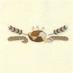 Bread Border Embroidery Design | EmbroideryDesigns.com
