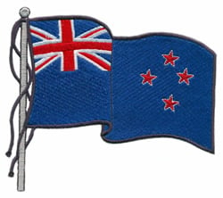 New Zealand Flag - Large Embroidery Designs, Machine Embroidery Designs ...