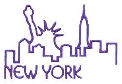 Skylines  new york  embroidery designs machine embroidery designs at