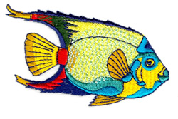 Saltwater Fish Embroidery Design | EmbroideryDesigns.com