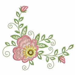 Primroses Embroidery Design | EmbroideryDesigns.com