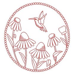 Redwork Daisy Embroidery Design Embroiderydesigns Com