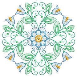 Floral Embroidery Design - Tinker Patterns