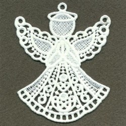 FSL Xmas Angel Embroidery Design | EmbroideryDesigns.com