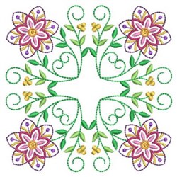 Vintage Quilt Embroidery Design | EmbroideryDesigns.com