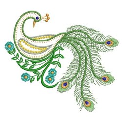 Vintage Peacock Embroidery Designs, Machine Embroidery ...