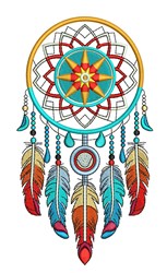 Dream Catcher Embroidery Design | EmbroideryDesigns.com