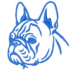 French Bulldog Designs For Embroidery Machines Embroiderydesigns Com