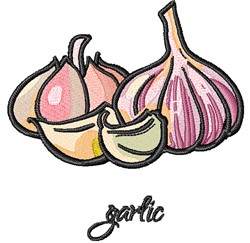 Garlic Embroidery Pattern Garlic Embroidery Design | EmbroideryDesigns.com