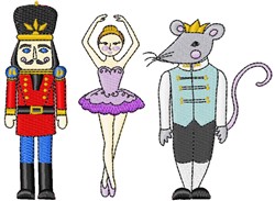 The Nutcracker Suite Characters Embroidery Design | EmbroideryDesigns.com