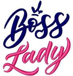 Boss Lady Embroidery Design 