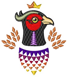 Quail Head Embroidery Design | EmbroideryDesigns.com