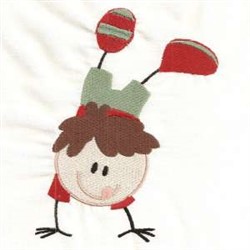 Stick figure handstand boy embroidery designs machine embroidery Stick figure handstand boy embroidery designs machine embroidery