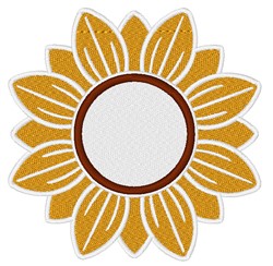 Sunflower monogram frame embroidery designs machine embroidery designs Sunflower monogram frame embroidery designs machine embroidery designs