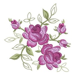 Elegant Red Roses Embroidery Design Pack By Wind Bell Embroidery 