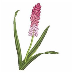 Delightful Hyacinth Embroidery Design | EmbroideryDesigns.com