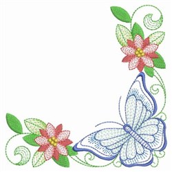 Rippled Flower and Butterfly Embroidery design pack by Wind Bell ...