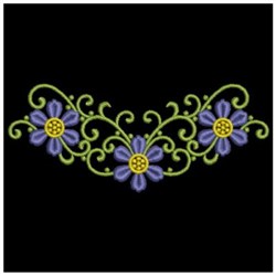 Heirloom Blue Flower Deco Embroidery design pack by Wind Bell ...