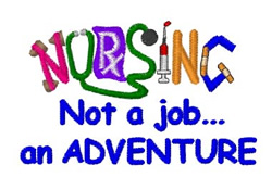 Nursing Not Adventure Embroidery Designs Machine Embroidery Designs at