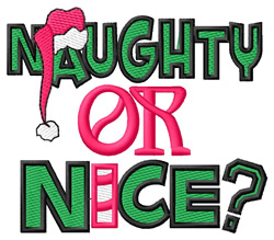 Naughty or nice embroidery designs machine embroidery designs at Naughty or nice embroidery designs machine embroidery designs at