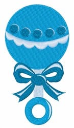 Baby Rattle Embroidery Design | EmbroideryDesigns.com