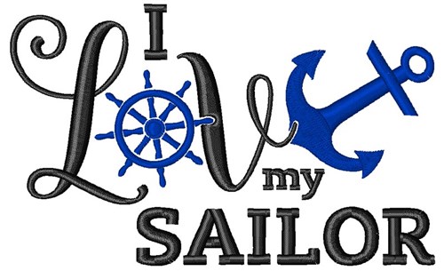 Download I Love My Sailor Embroidery Designs Machine Embroidery Designs At Embroiderydesigns Com