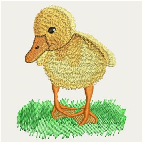 30+ Resting Duckling Applique Embroidery